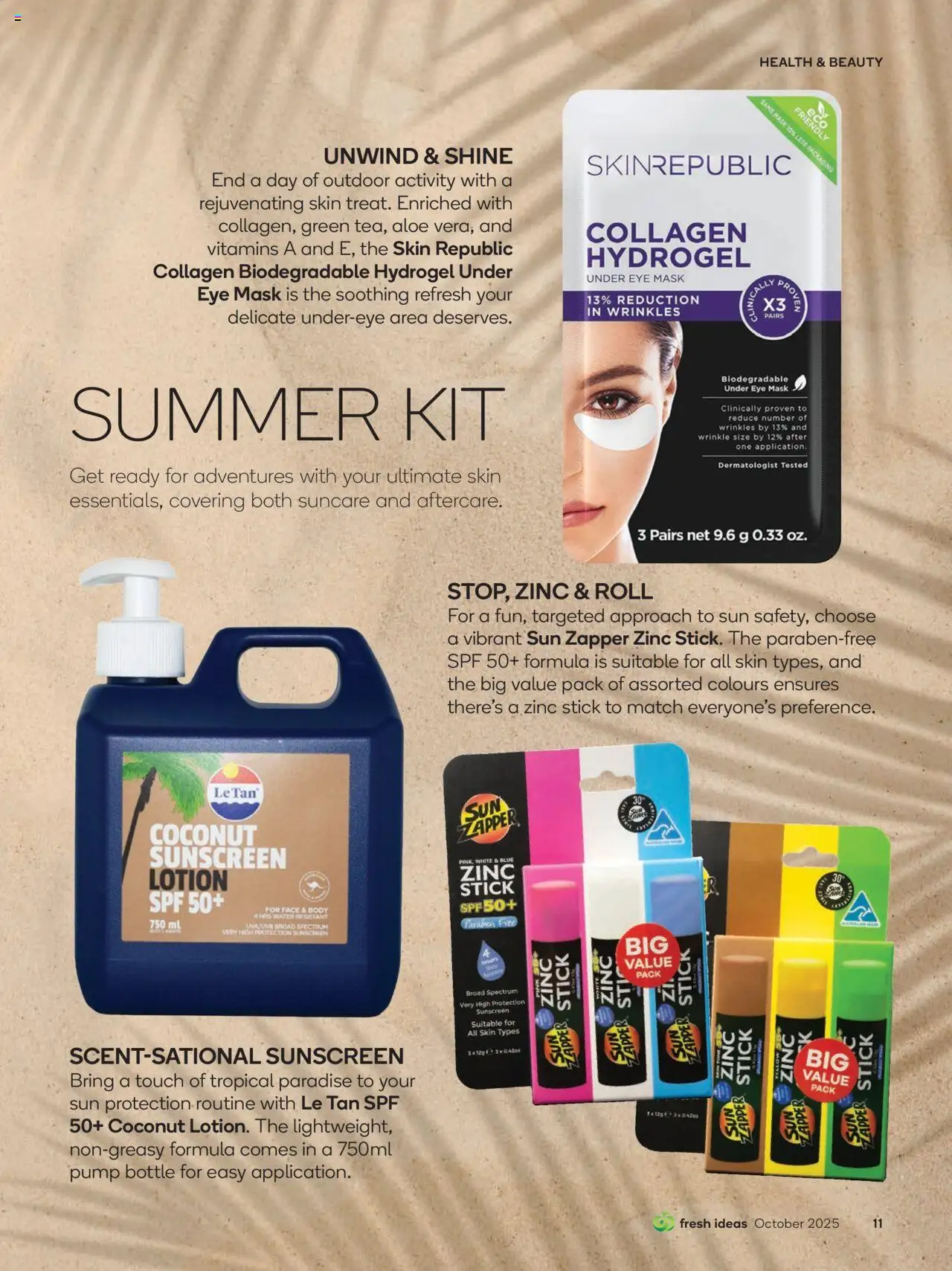 Woolworths catalogue - valid from 01.10.2025 | Page: 130 | Products: Mask, Lotion, Water, Sun protection