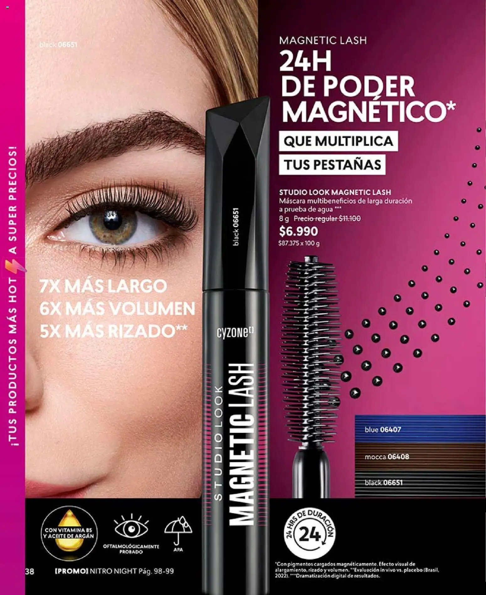 Catálogo CyZone Campaña 8 │ válido desde el 29.04.2026 | Página: 38 | Productos: Agua, Máscara, Aceite