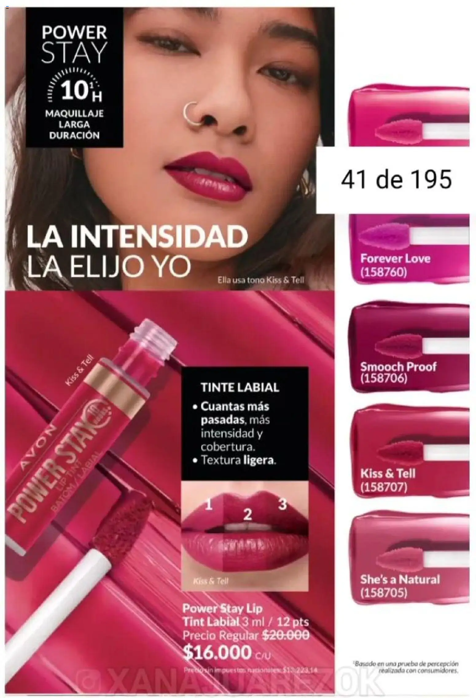 Catálogo AVON Campaña 1/2026 │ válido desde el 01.01.2026 | Página: 35 | Productos: Maquillaje