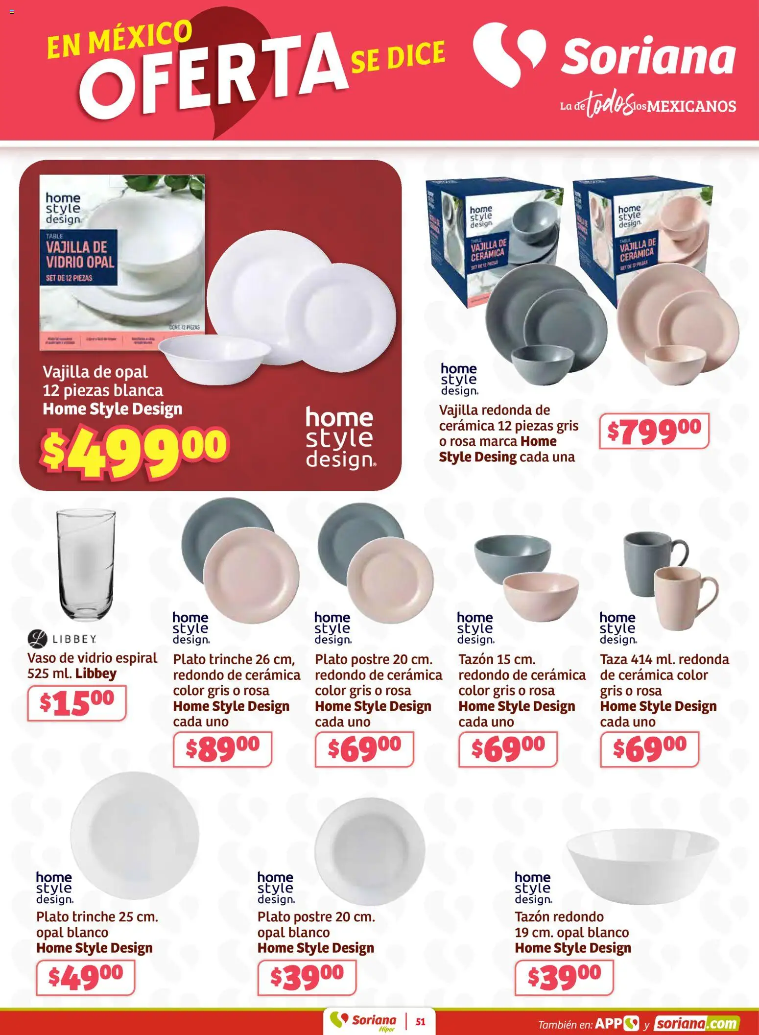 Nuevas ofertas de Soriana válidas en toda la República Mexicana desde el 27.02.2026. ¡Encuentra las mejores ofertas en Soriana Preciazazaso Híper: Frontera BCN, Son! | Página: 51 | Productos: Taza