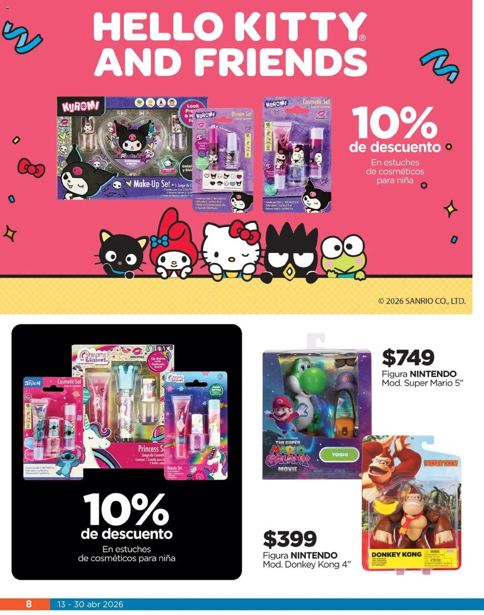 Nuevas ofertas de Chedraui válidas en toda la República Mexicana desde el 13.04.2026. ¡Encuentra las mejores ofertas en Chedraui folleto Llevarte más cuesta menos! | Página: 8 | Productos: Juego