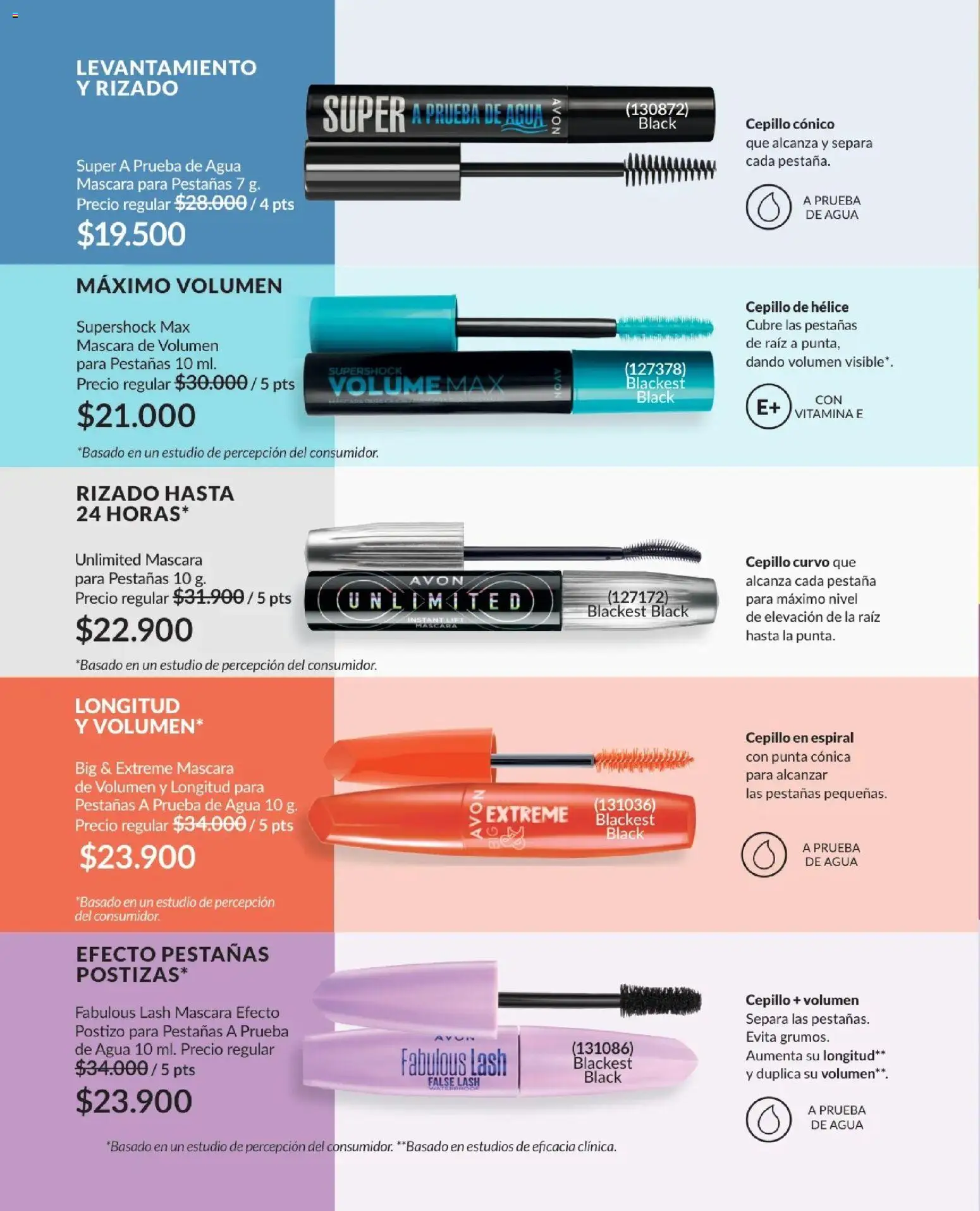 Avon revista - valida desde el 01.12.2025 | Página: 47 | Productos: Agua, Cepillo, Máscara