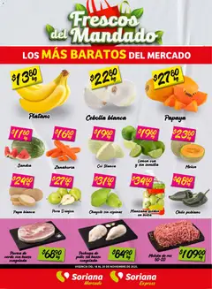 Vista previa de Soriana - Frescos del Mandado Mercado: Nuevo León, nuevo folleto de la tienda, válido en México a partir del 18.11.2025