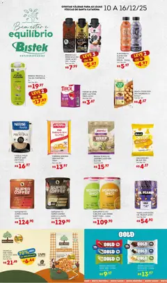 Bistek Supermercados - Ofertas Bem Estar E Equílibrio - Pré-Visualização do folheto da loja Bistek Supermercados, válido de 10.12.2025 | Página: 1