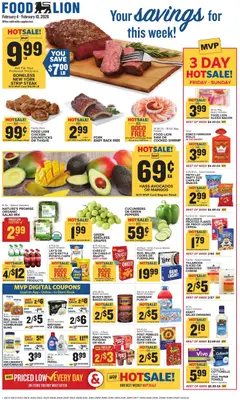 Preview of Food Lion weekly ads valid from 04.02.2026