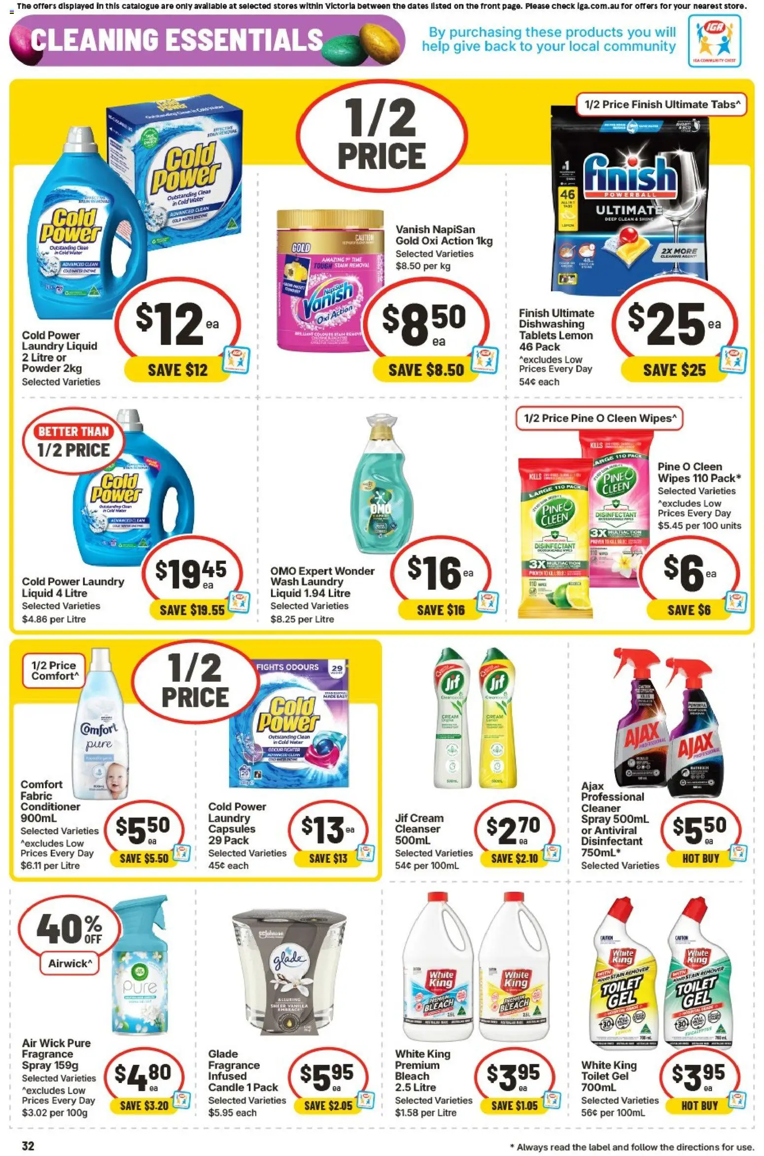 Ritchies catalogue - valid from 25.03.2026 | Page: 32 | Products: Conditioner, Cream, Candle, Laundry