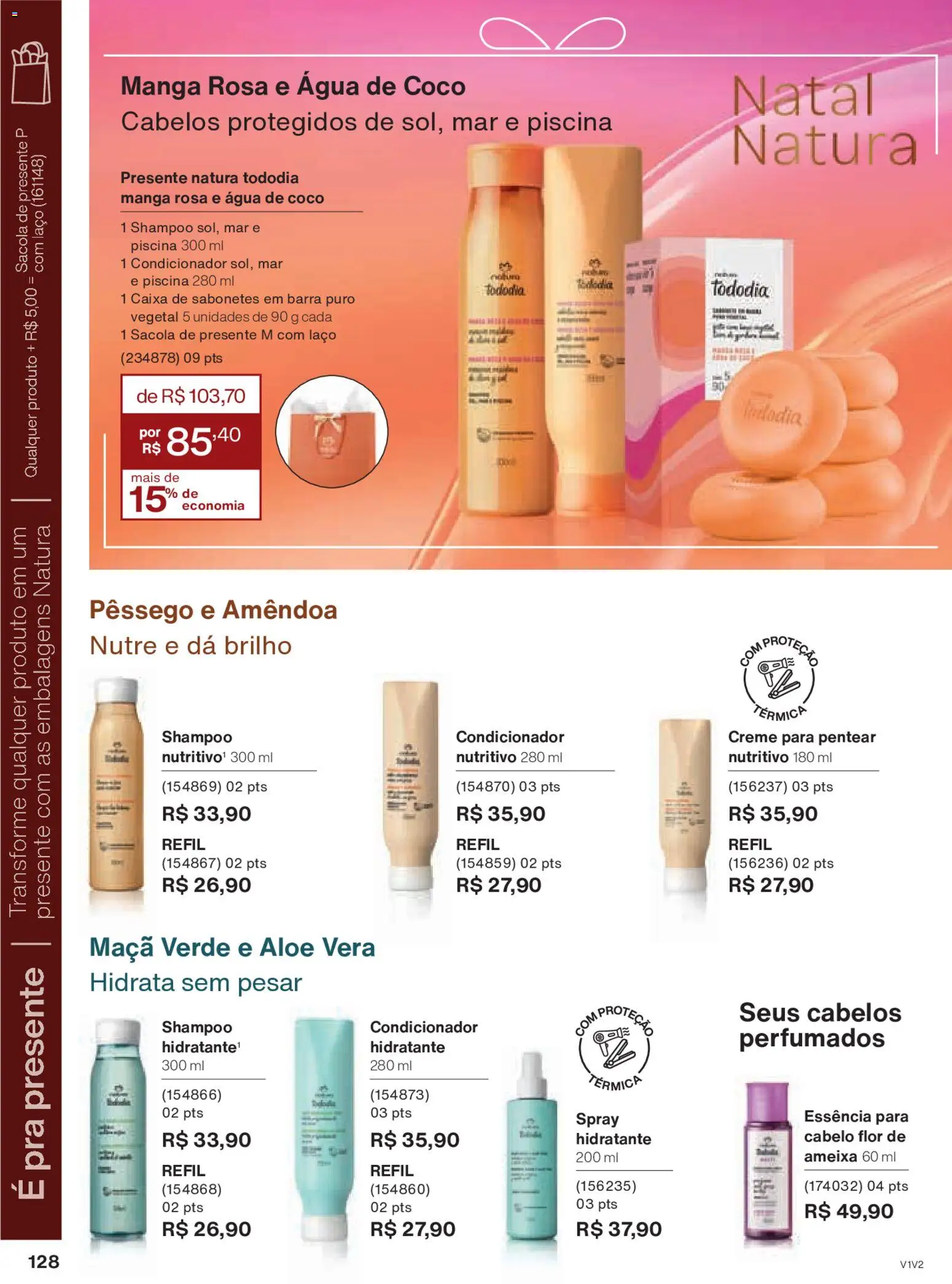 Natura Folheto - válido de 30.10.2025 | Página: 128 | Produtos: Coco, Água de coco, Creme, Creme para pentear