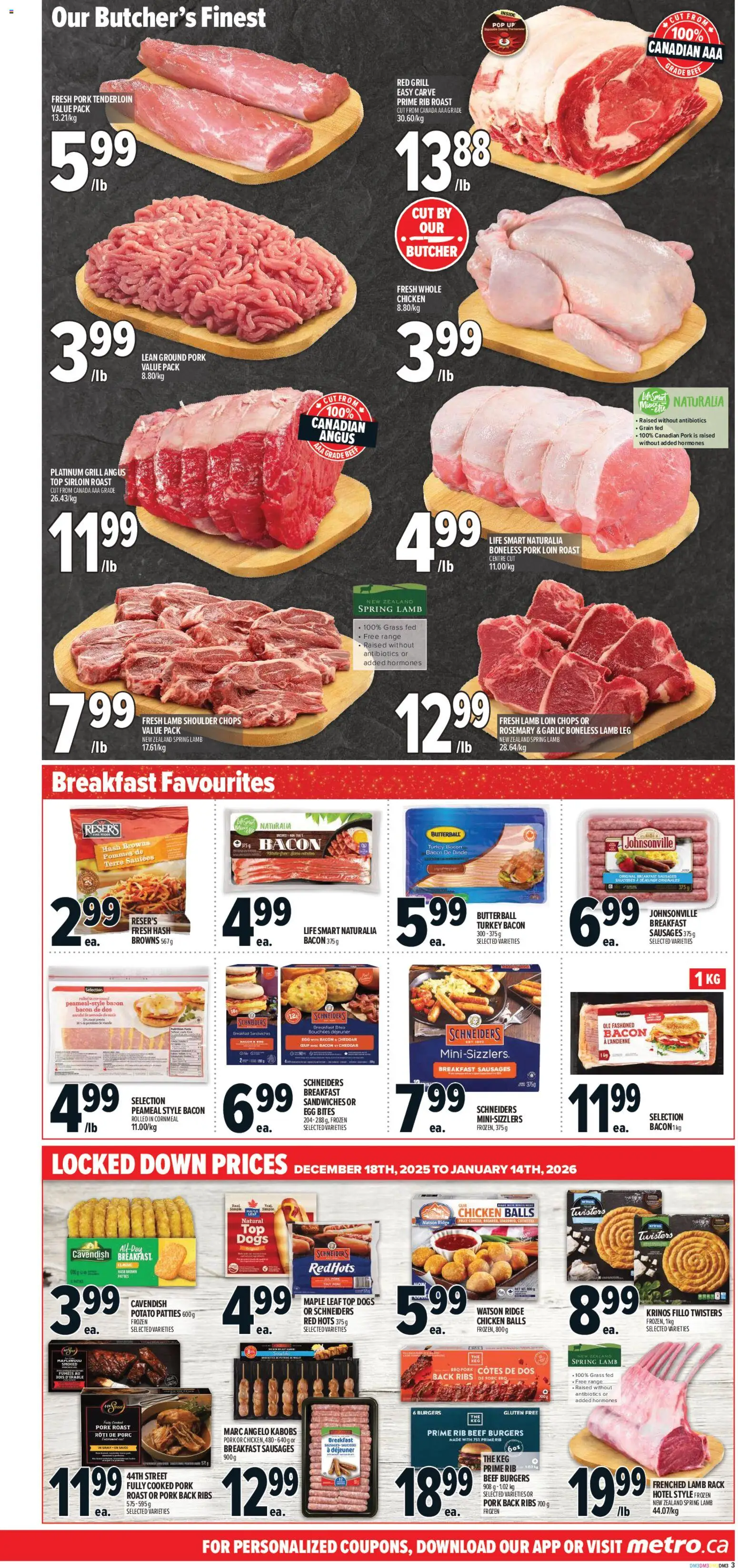 Metro flyer valid from 18.12.2025 | Page: 8 | Products: Beef, Grill, Ridge, Pork