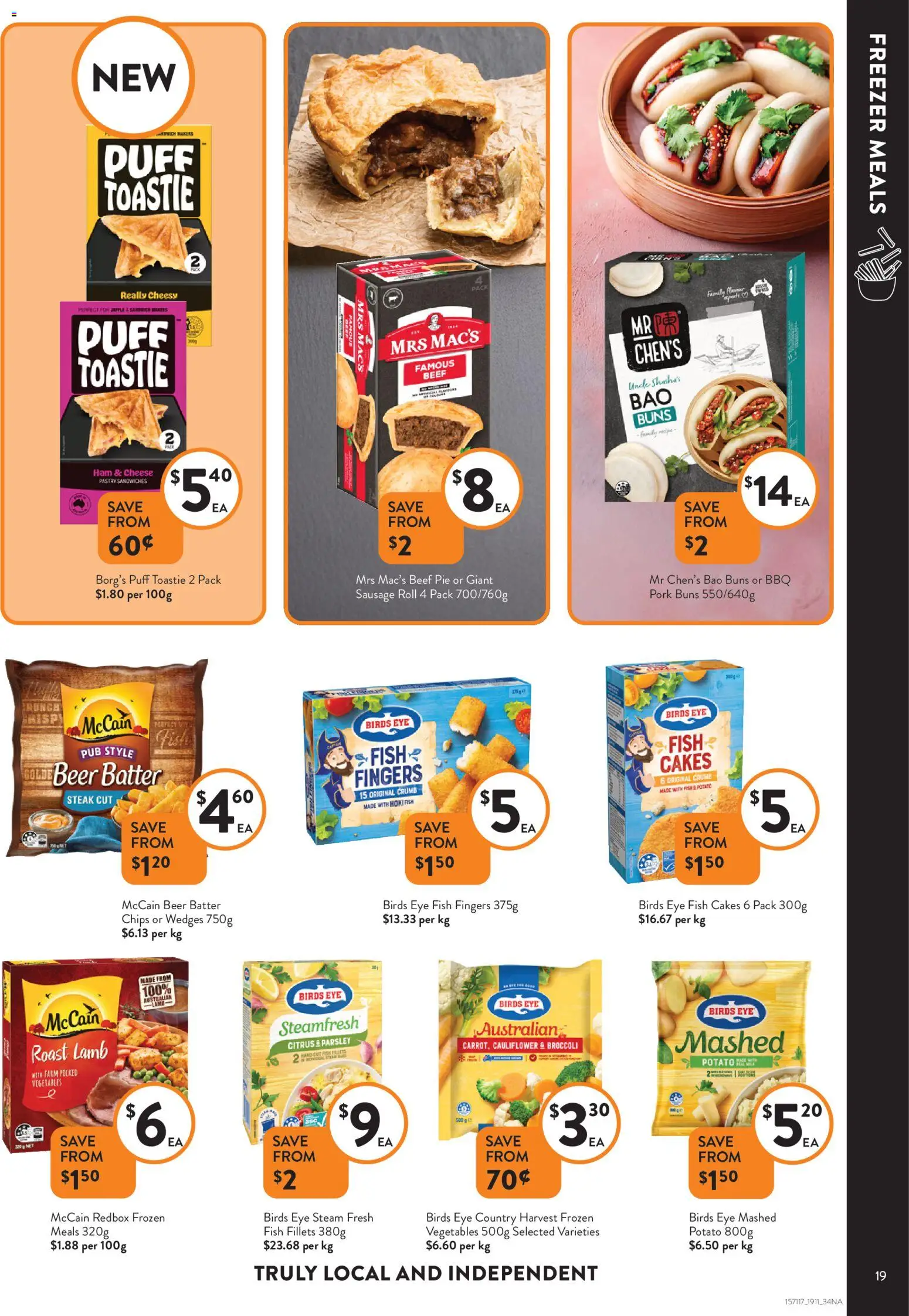 Foodworks catalogue - valid from 19.11.2025 | Page: 19 | Products: Cheese, Fish, Cauliflower, Parsley