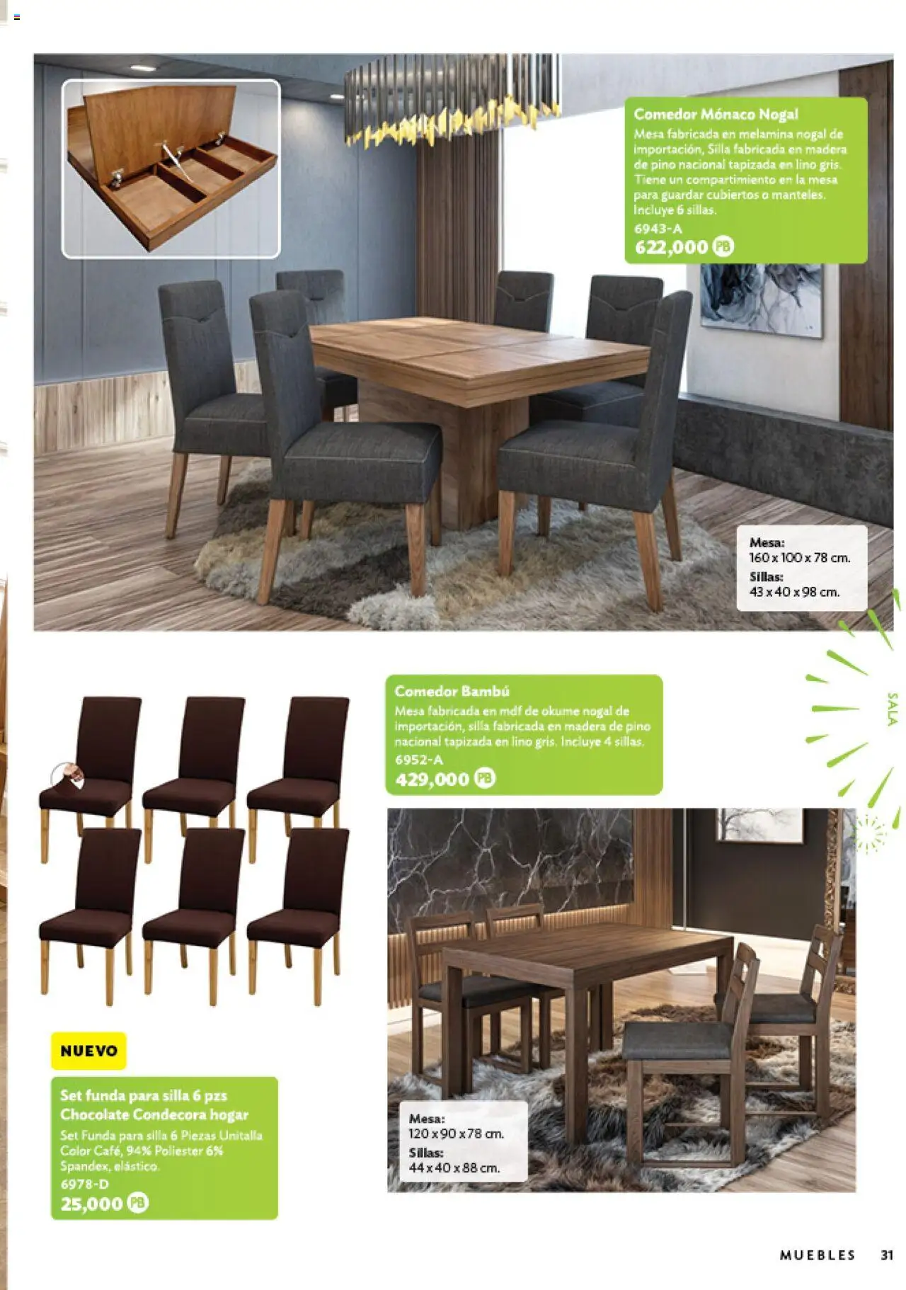 Nuevas ofertas de Betterware válidas en toda la República Mexicana desde el 03.06.2025. ¡Encuentra las mejores ofertas en Betterware catálogo Oportunidades! | Página: 55 | Productos: Silla, Chocolate, Funda, Mesa