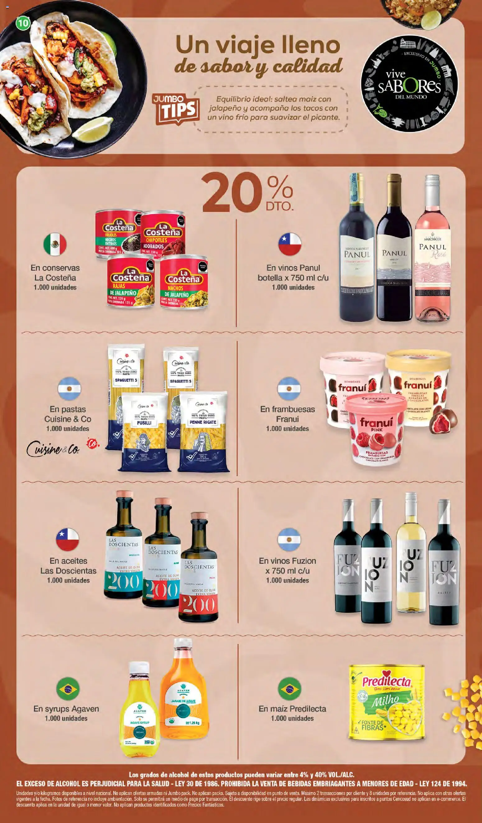 Jumbo revista - valida desde el 15.01.2026 | Página: 10 | Productos: Mermelada, Maiz, Chocolates, Chocolate