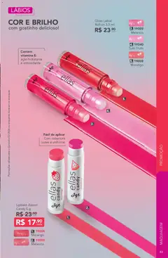 Jequiti - Revista 02/2026 - Pré-Visualização do folheto da loja Jequiti, válido de 30.01.2026 | Página: 83 | Produtos: Melancia, Maquiagem, Batom, Gloss labial