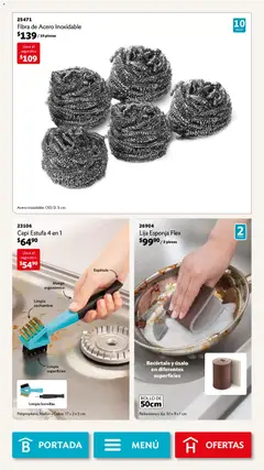 Vista previa de Betterware campaña 3 2026, nuevo folleto de la tienda, válido en México a partir del 02.03.2026 | Página: 101 | Productos: Espátula, Esponja, Mango, Lija