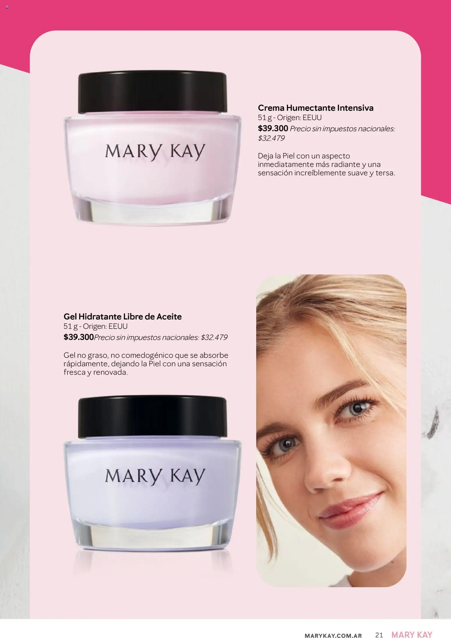 Mary Kay catálogo │ válido desde el 03.12.2025 | Página: 21 | Productos: Aceite, Radiante, Crema