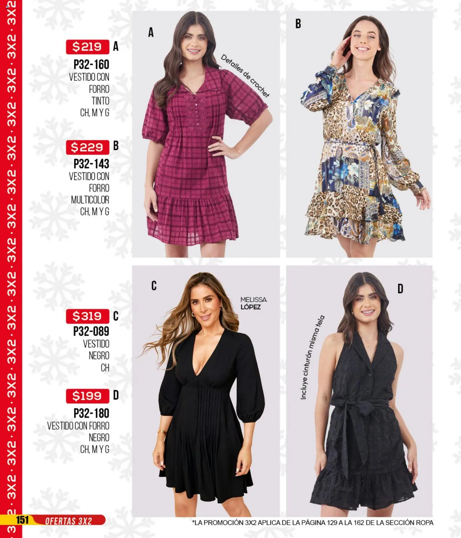 Nuevas ofertas de Cklass válidas en toda la República Mexicana desde el 12.01.2026. ¡Encuentra las mejores ofertas en Cklass catálogo Mega Ofertas Ropa! | Página: 152 | Productos: Cinturón, Ropa, Vestido