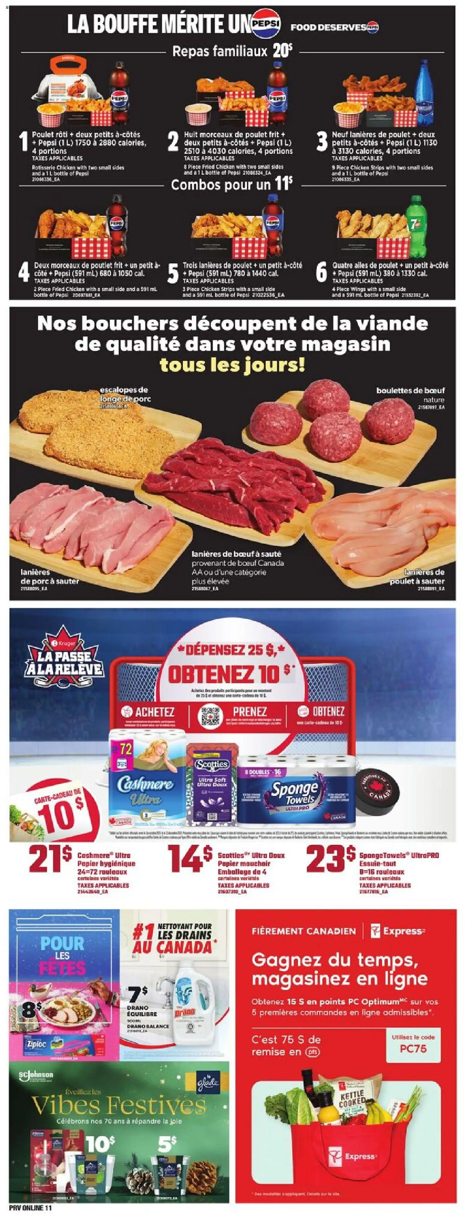 Provigo flyer valid from 13.11.2025 | Page: 12 | Products: PC, Kettle, Sponge, Chicken