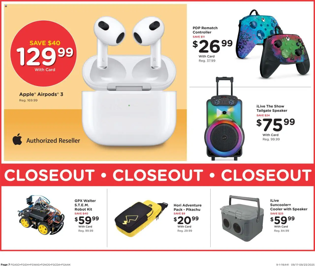 Fred Meyer Home & Apparel - valid from 17.09.2025 | Page: 8 | Products: Robot, Speaker
