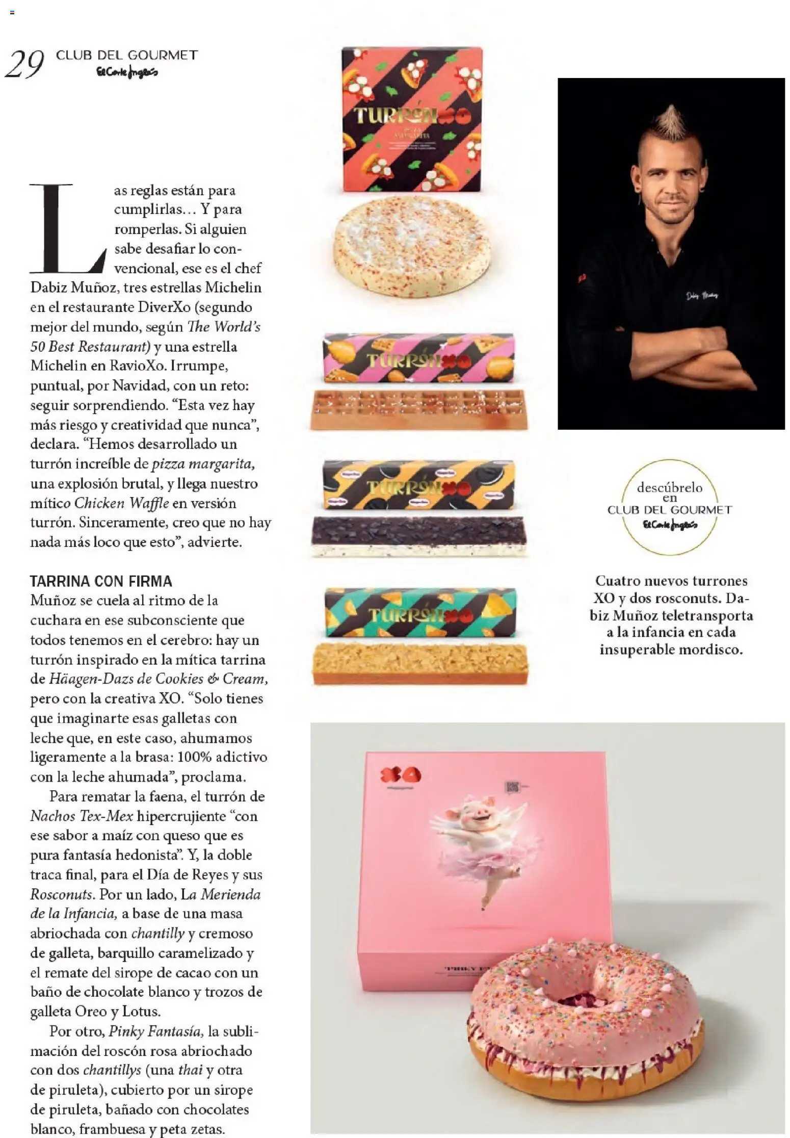 Nuevas ofertas de El Corte Inglés válidas en toda la República Mexicana desde el 11.12.2025. ¡Encuentra las mejores ofertas en El Corte Inglés catálogo Gourmet! | Página: 29 | Productos: Leche, Chocolate, Turrón, Baño