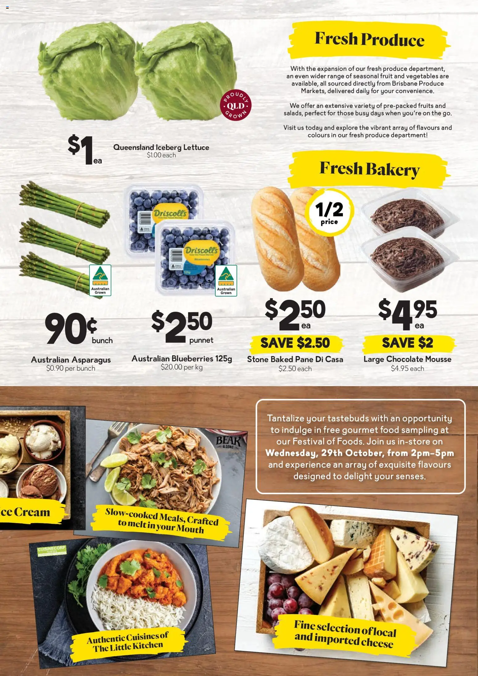 Drakes catalogue - valid from 22.10.2025 | Page: 3 | Products: Chocolate, Lettuce, Vegetables, Bakery