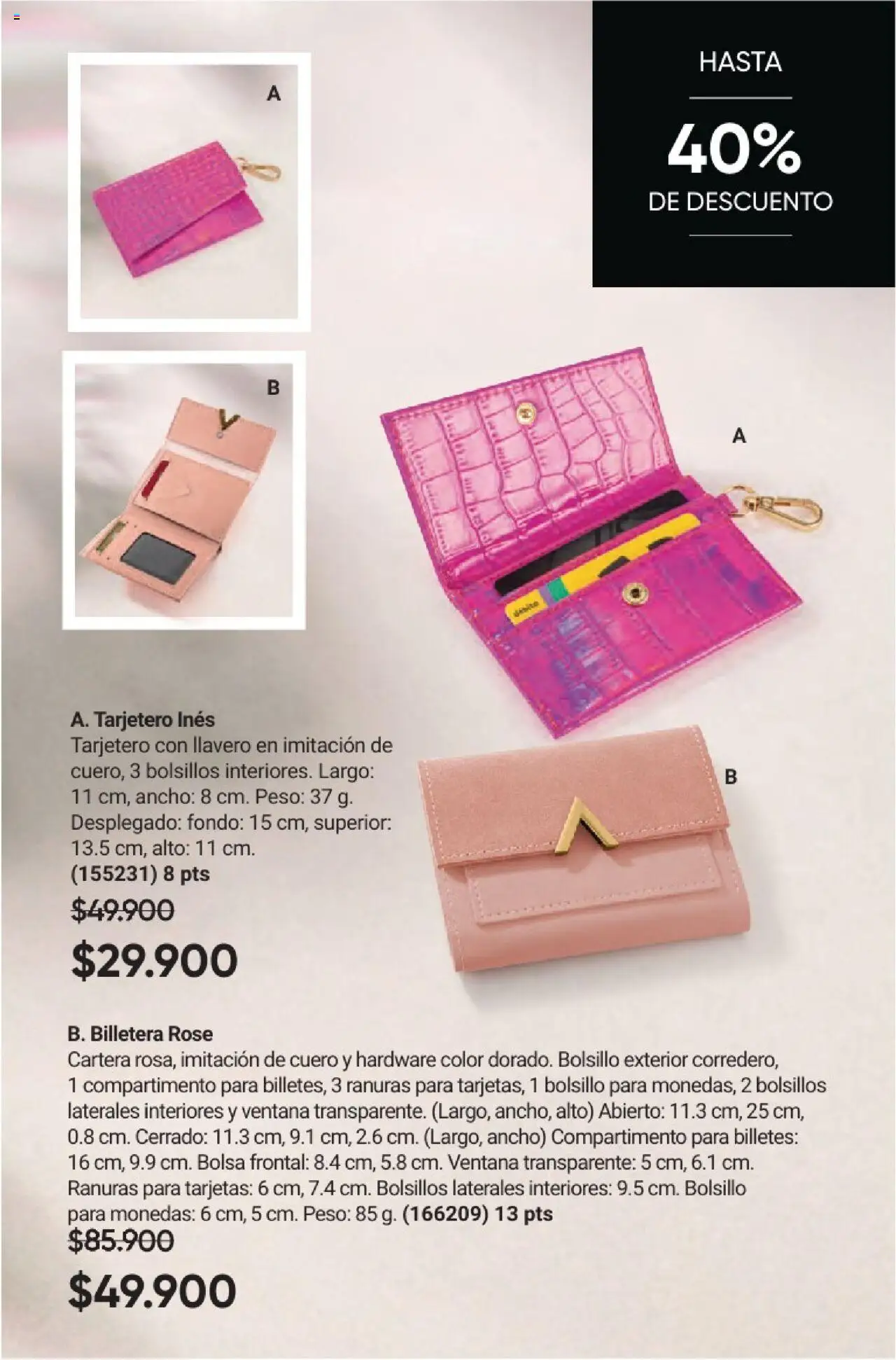 Avon revista - valida desde el 18.06.2025 | Página: 58 | Productos: Billetera, Bolsa, Peso, Llavero