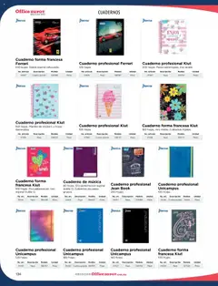 Vista previa de Office Depot catálogo 2025, nuevo folleto de la tienda, válido en México a partir del 09.01.2025 | Página: 136 | Productos: Cuadro, Pasta, Cuaderno