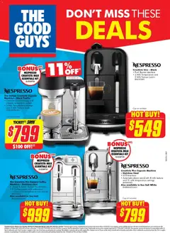 Preview of The Good Guys catalogue Nespresso  - valid from 25.03.2026
