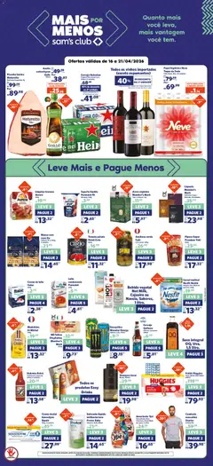 Sam's Club ofertas FDS - Pré-Visualização do folheto da loja Sam's Club, válido de 16.04.2026