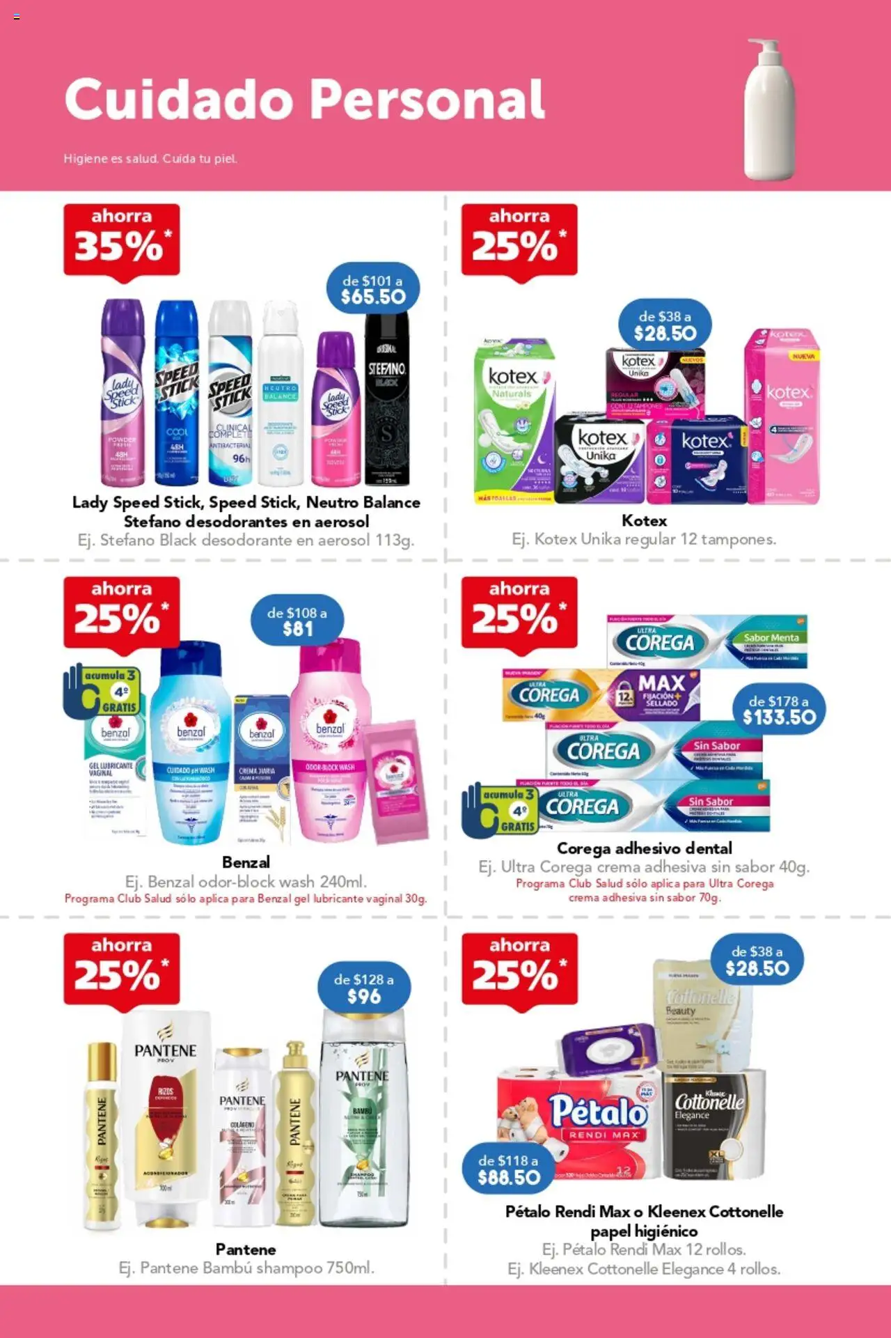 Nuevas ofertas de Farmacia San Pablo válidas en toda la República Mexicana desde el 28.09.2025. ¡Encuentra las mejores ofertas en Farmacia San Pablo catálogo! | Página: 2 | Productos: Desodorante, Crema, Tampones, Papel higiénico