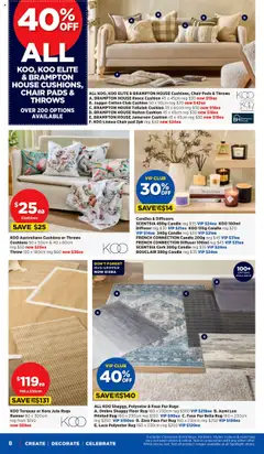 Spotlight catalogue - valid from 16.07.2025 | Page: 8 | Products: Cushion, Rugs, Candle, Diffusers