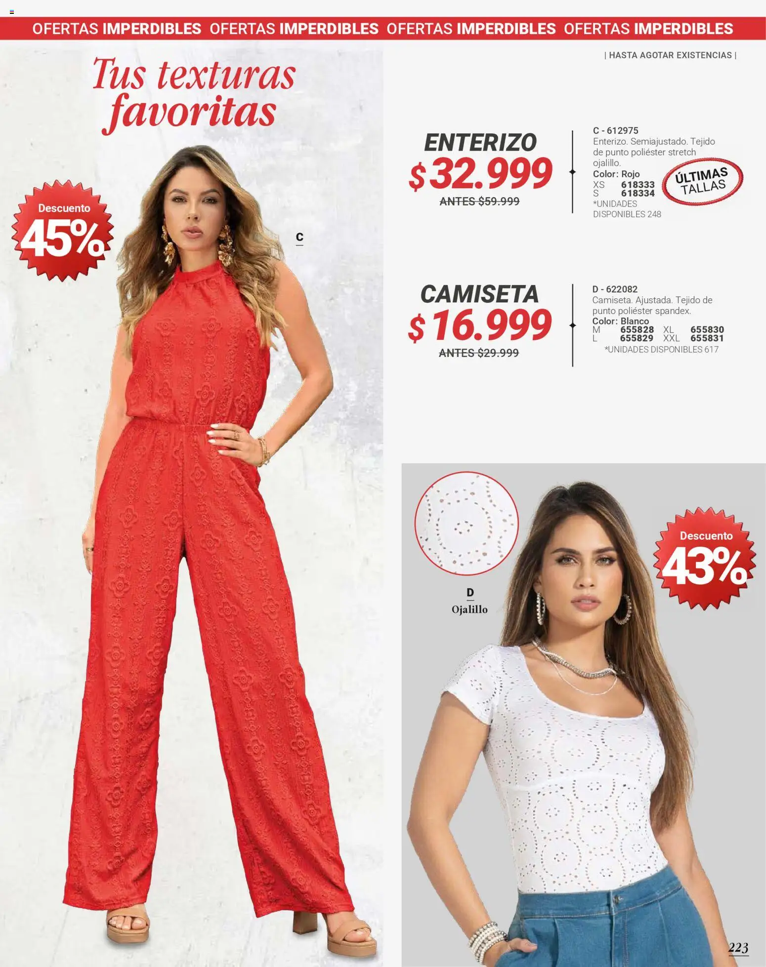 Carmel revista - valida desde el 01.01.2026 | Página: 223 | Productos: Camiseta, Enterizo