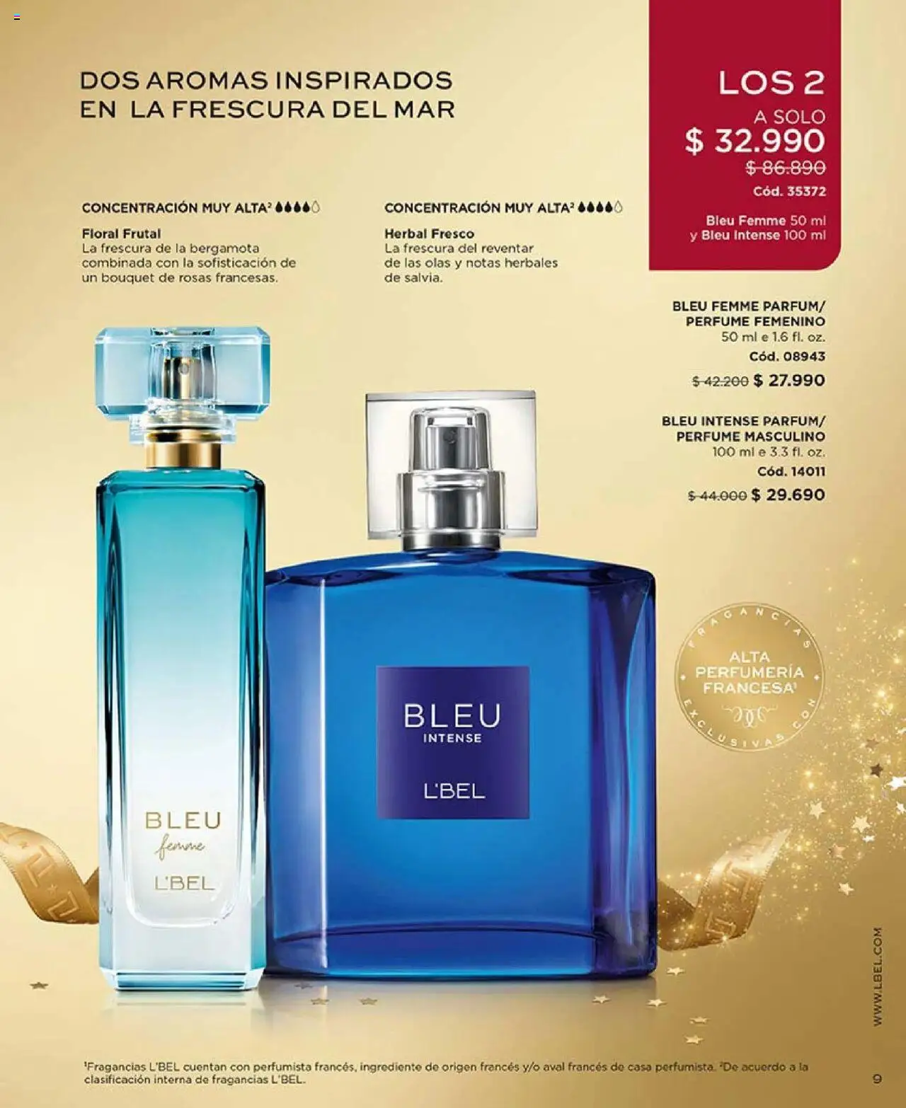 Catálogo L'Bel Campaña 17 │ válido desde el 14.10.2025 | Página: 9 | Productos: Perfume