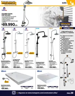 Construmart ofertas  │ válido desde el 01.08.2025 | Página: 29 | Productos: Agua, Mango, Baño, Mate