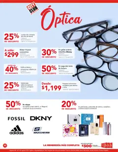 Nuevas ofertas de City Club válidas en toda la República Mexicana desde el 01.08.2025. ¡Encuentra las mejores ofertas en City Club - Catálogo! | Página: 20 | Productos: Lentes
