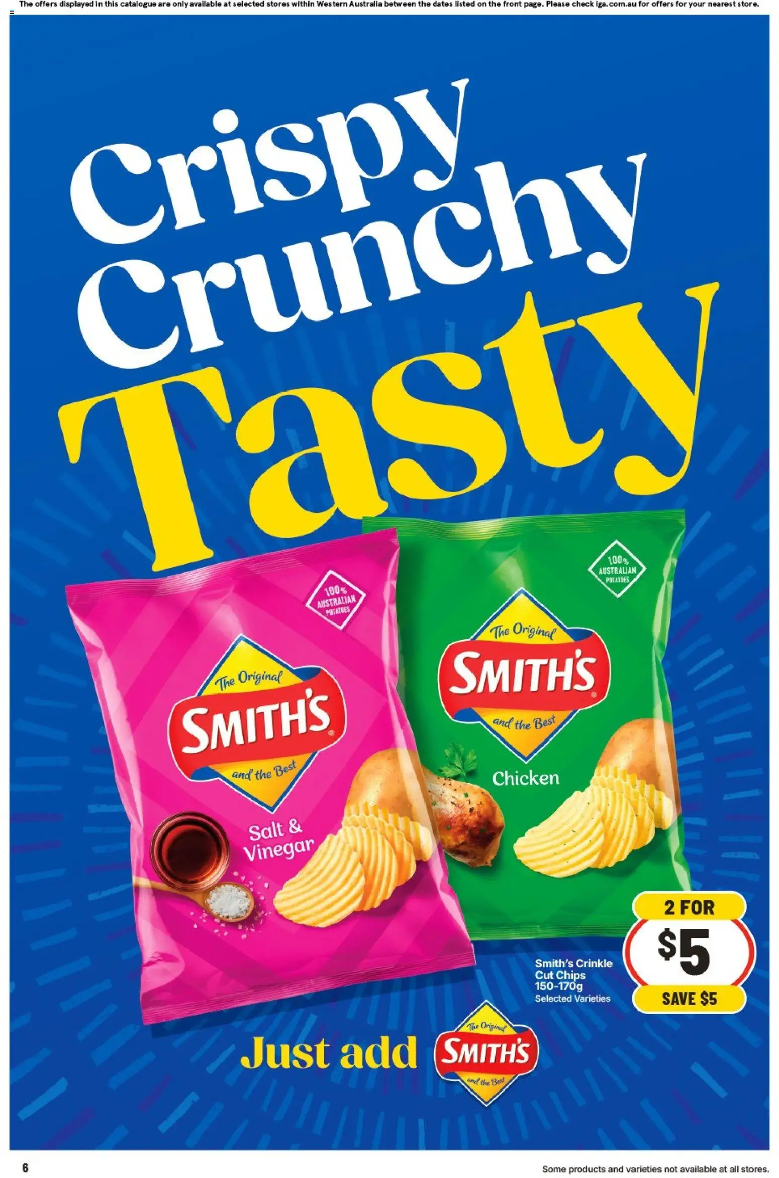 IGA catalogue - valid from 15.04.2026 | Page: 6 | Products: Cheese, Chips