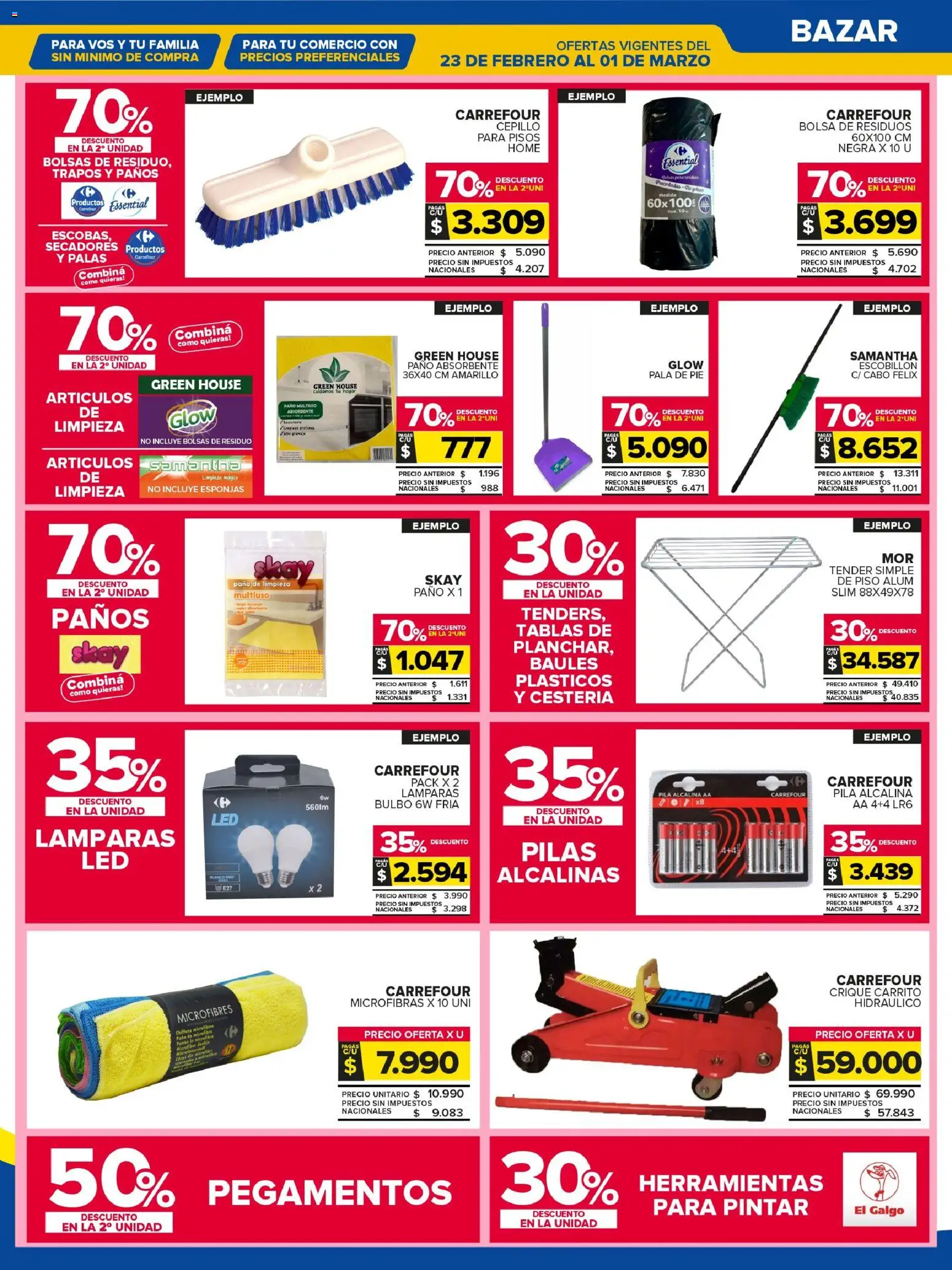 Carrefour Maxi catálogo │ válido desde el 23.02.2026 | Página: 22 | Productos: Bolsa, Tender, Pala, Escobillon