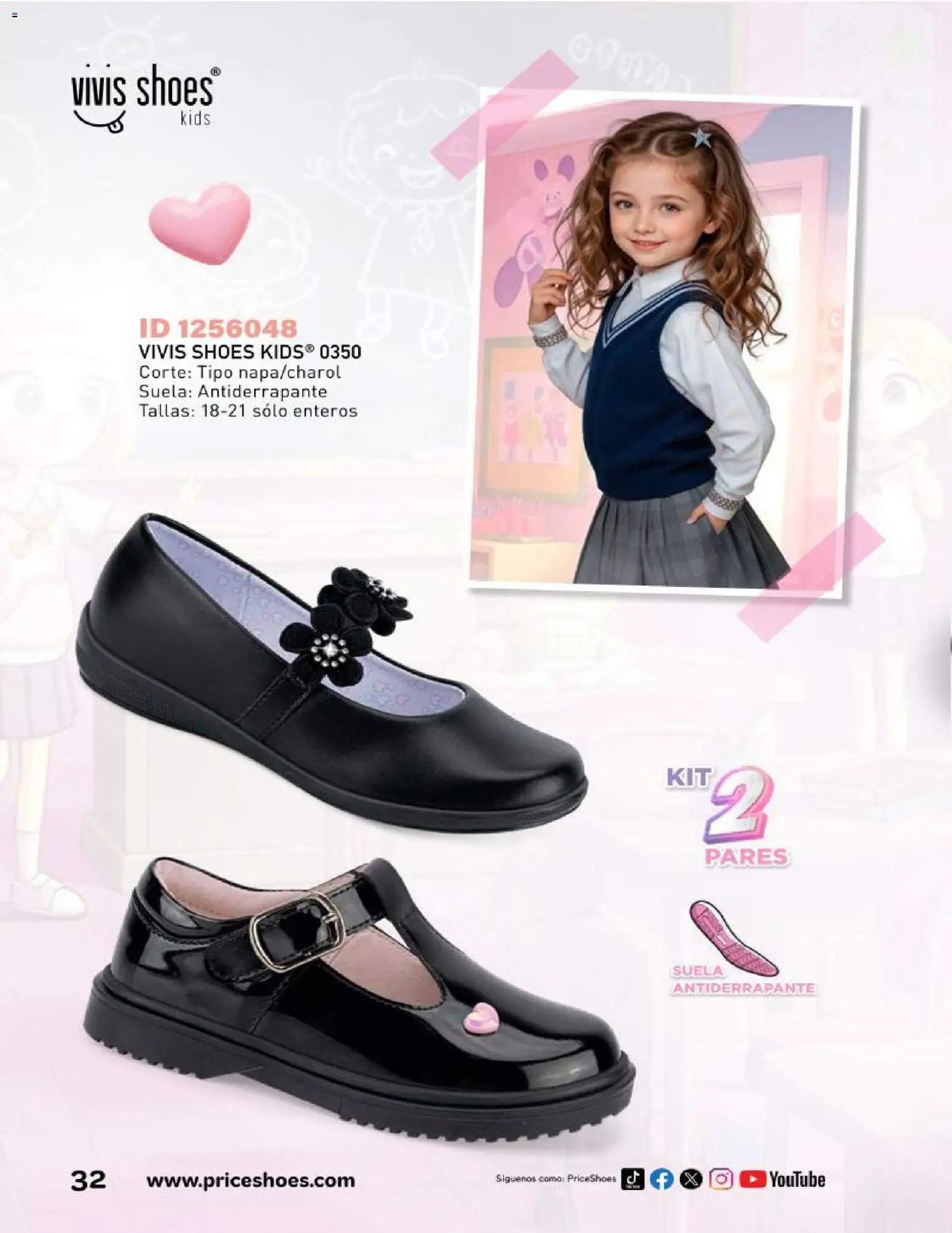 Nuevas ofertas de Price Shoes válidas en toda la República Mexicana desde el 01.09.2025. ¡Encuentra las mejores ofertas en Price Shoes catálogo Escolar! | Página: 32