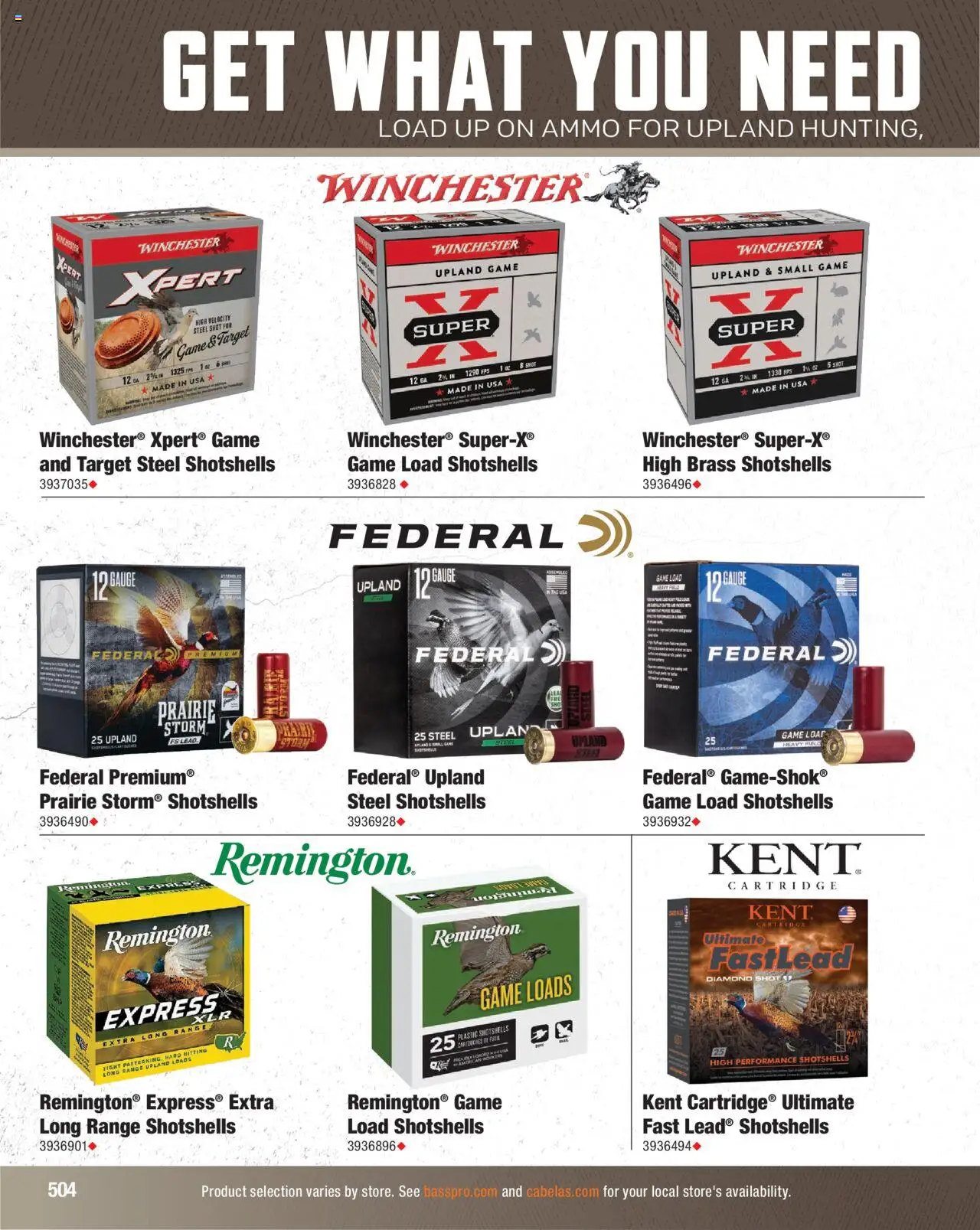 Cabela's Hunting Master 25 - valid from 11.08.2025 | Page: 504 | Products: Game, Ammo