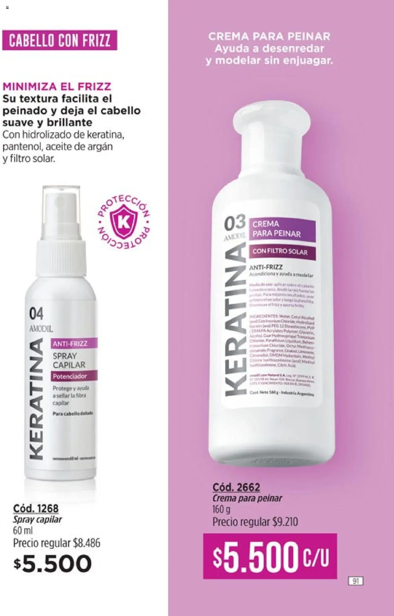 Catálogo Amodil Campaña 14 │ válido desde el 19.08.2025 | Página: 91 | Productos: Aceite, Crema