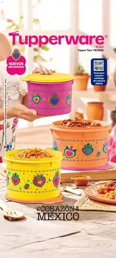 Vista previa de Tupperware catálogo, nuevo folleto de la tienda, válido en México a partir del 11.08.2025