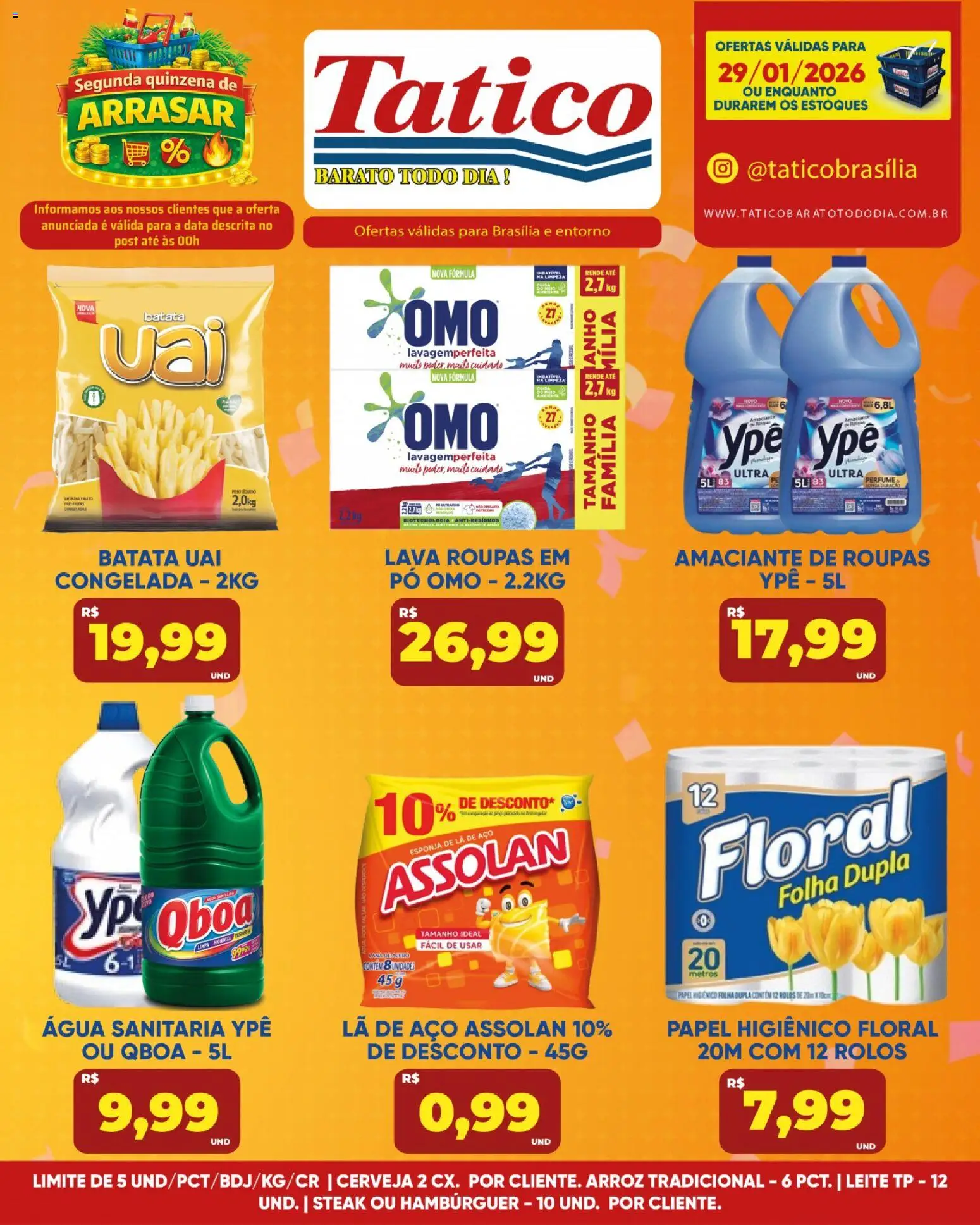 Tatico Folheto - válido de 29.01.2026 | Página: 14 | Produtos: Perfume, Esponja, Cerveja, Hambúrguer