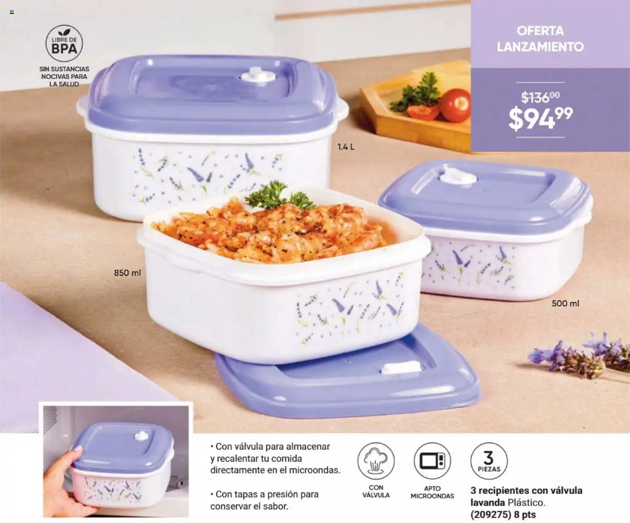 Nuevas ofertas de AVON válidas en toda la República Mexicana desde el 09.10.2025. ¡Encuentra las mejores ofertas en AVON - Casa & Estilo 16 2025! | Página: 25 | Productos: Microondas, Válvula