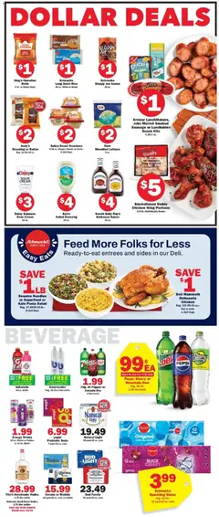Preview of Schnucks weekly ads valid from 22.04.2026 | Page: 3 | Products: Pasta, Cream, Water, Garlic