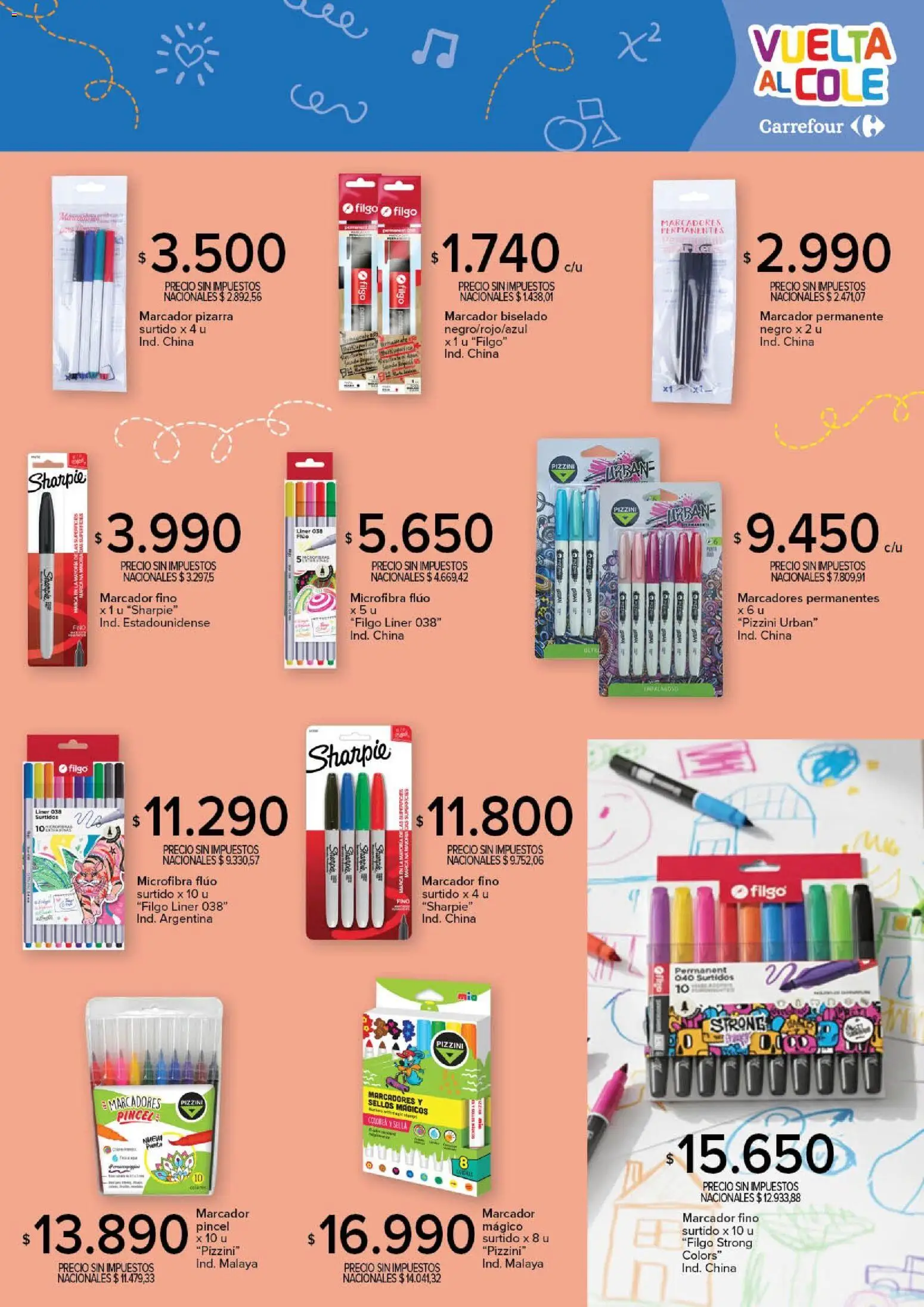 Carrefour - Vuelta al Cole  │ válido desde el 10.02.2026 | Página: 11 | Productos: Pincel, Pizarra