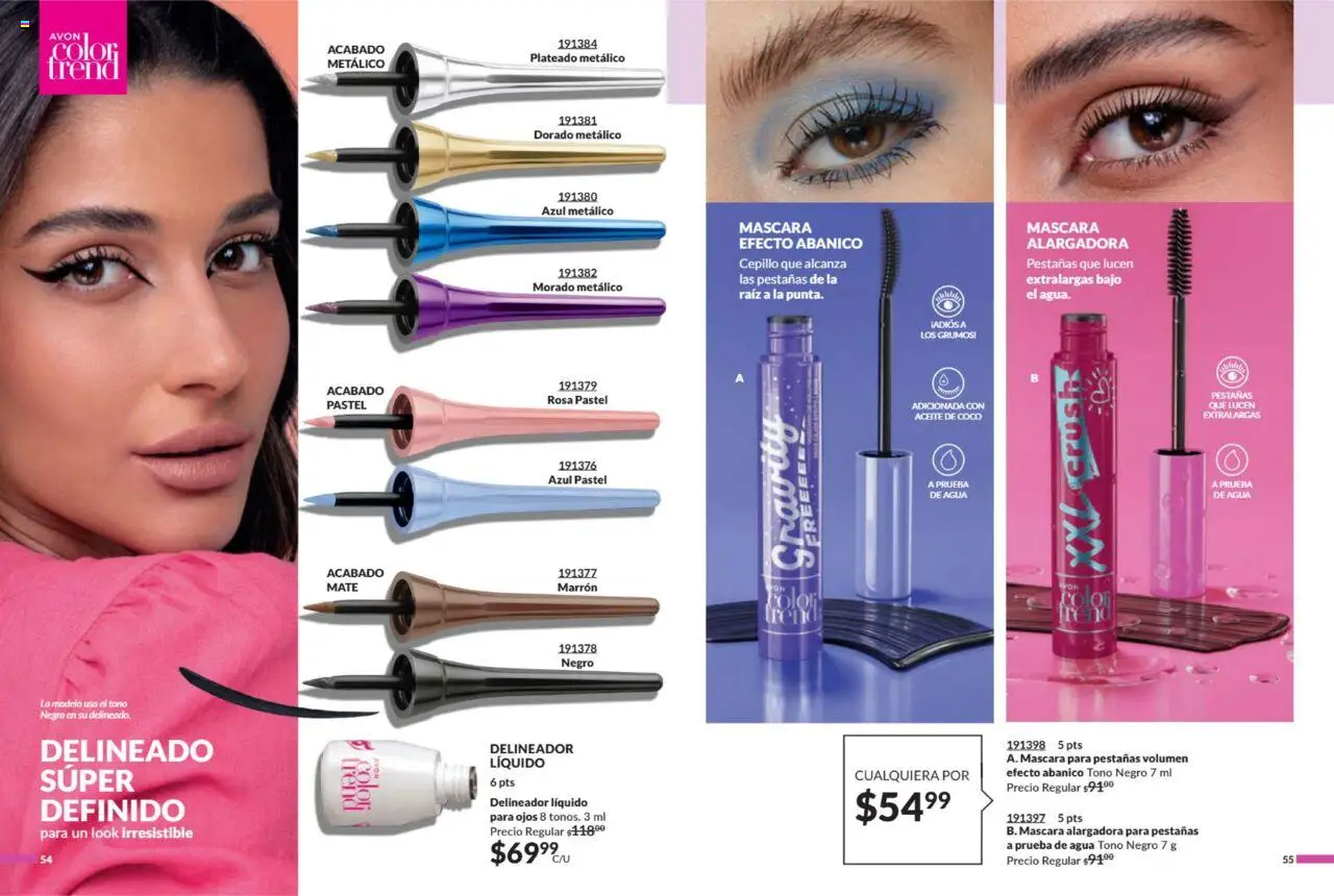 Nuevas ofertas de AVON válidas en toda la República Mexicana desde el 11.07.2025. ¡Encuentra las mejores ofertas en AVON campaña 11 2025! | Página: 29 | Productos: Máscara, Agua, Aceite, Mate