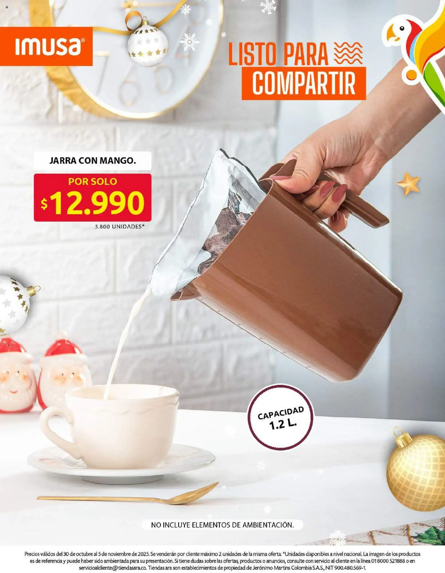 Ara revista - valida desde el 30.10.2025 | Página: 11 | Productos: Jarra, Sobre