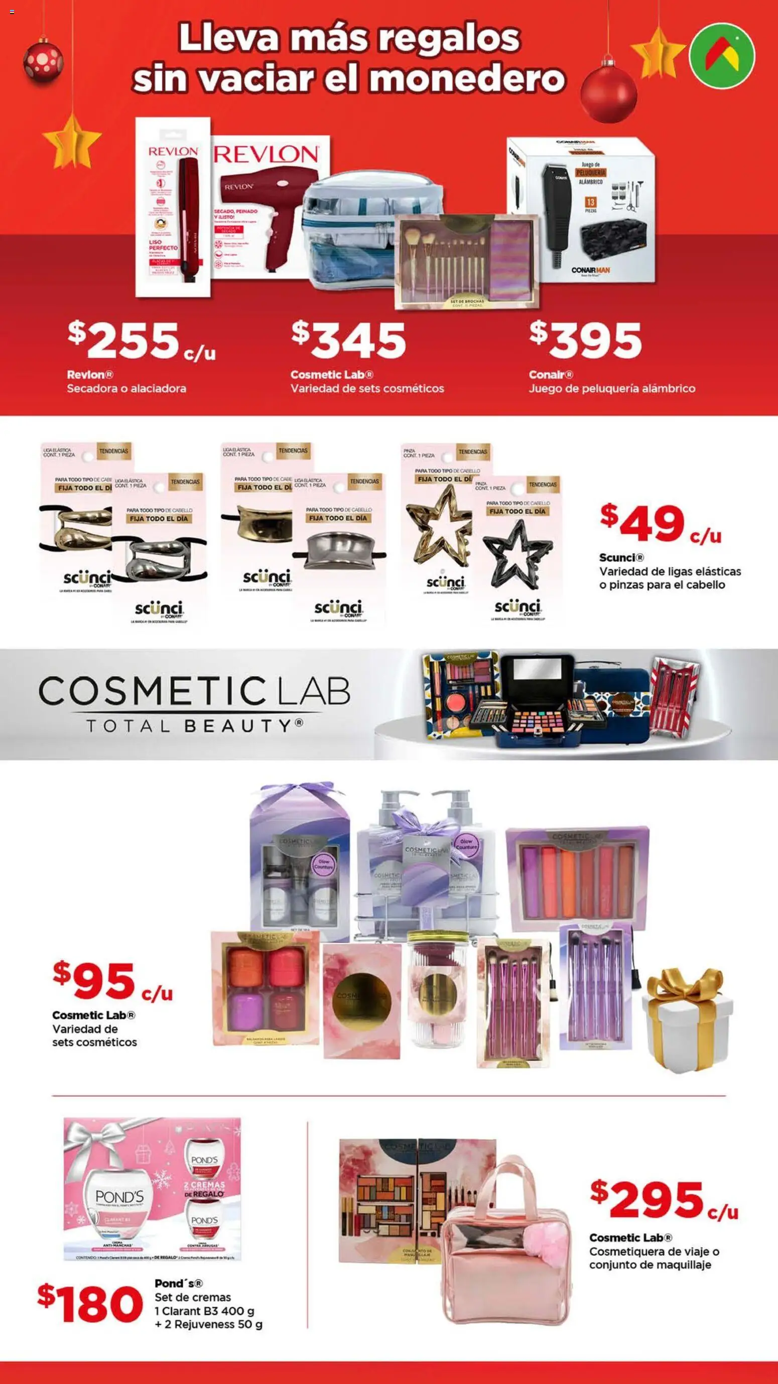 Nuevas ofertas de Bodega Aurrerá válidas en toda la República Mexicana desde el 01.12.2025. ¡Encuentra las mejores ofertas en Bodega Aurrerá folleto Navidad! | Página: 3 | Productos: Secadora, Monedero, Conjunto, Maquillaje