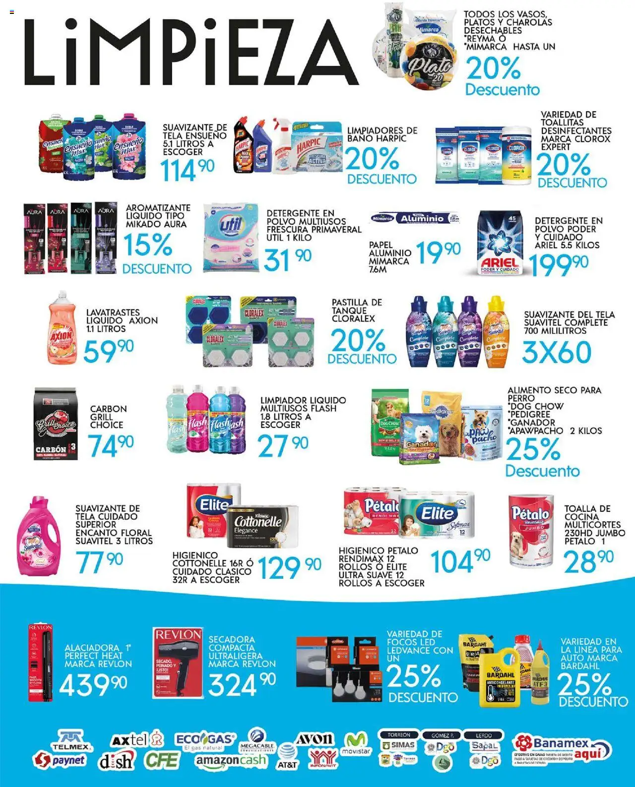 Nuevas ofertas de Alsuper válidas en toda la República Mexicana desde el 03.10.2025. ¡Encuentra las mejores ofertas en Alsuper - Folleto Laguna! | Página: 5 | Productos: Secadora, Suavizante, Toalla, Baño