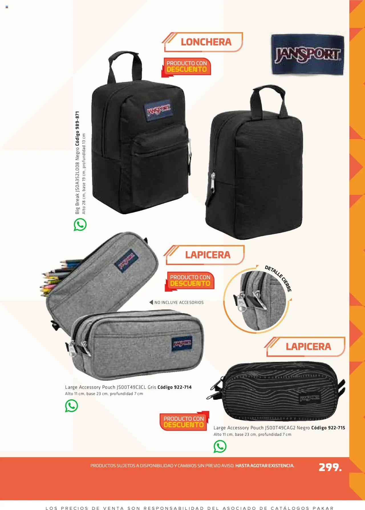 Nuevas ofertas de SC Pakar válidas en toda la República Mexicana desde el 29.08.2025. ¡Encuentra las mejores ofertas en SC Pakar - Catálogo Otoño Men Tomo 1! | Página: 299