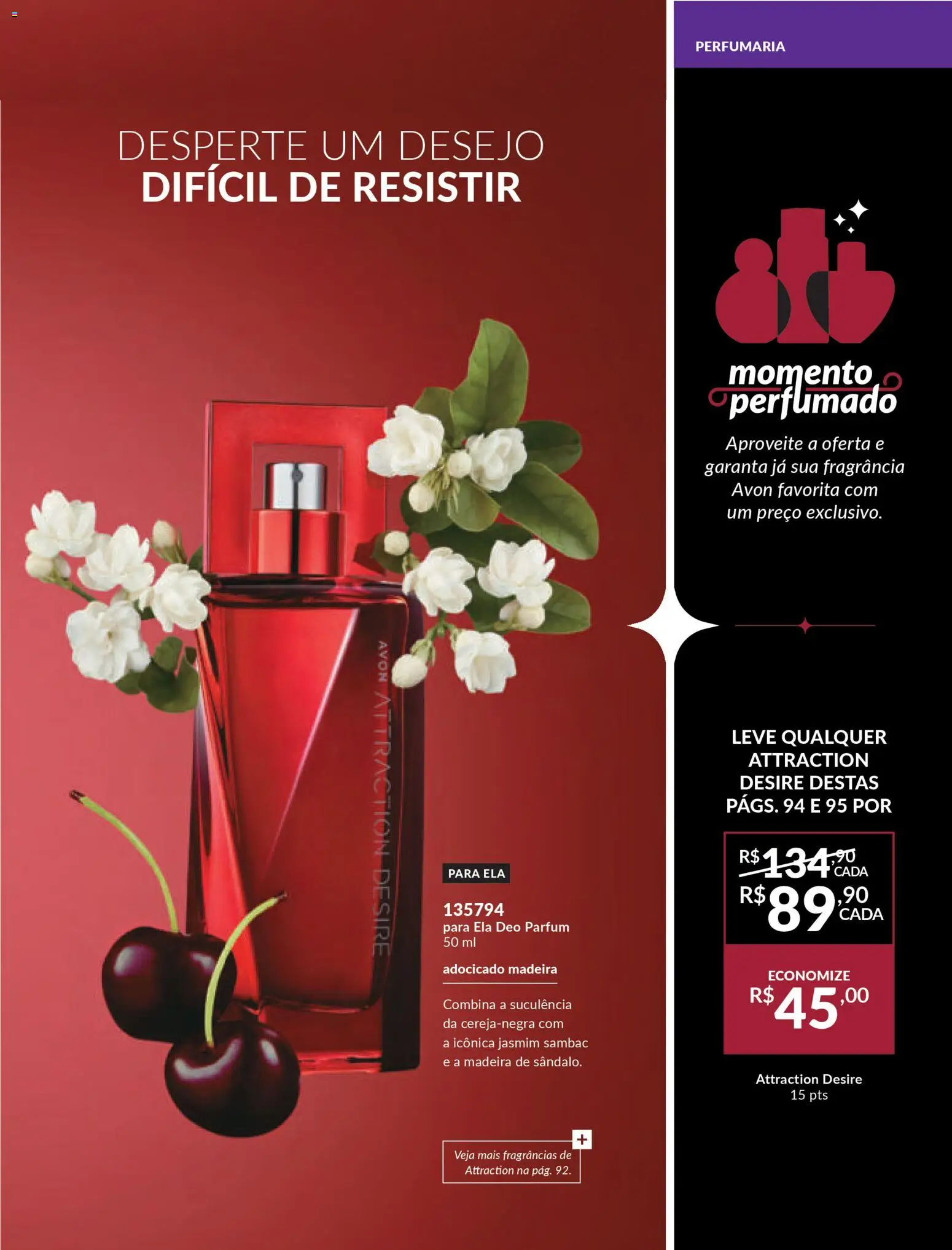 Avon Folheto - válido de 06.01.2026 | Página: 95 | Produtos: Fragrância