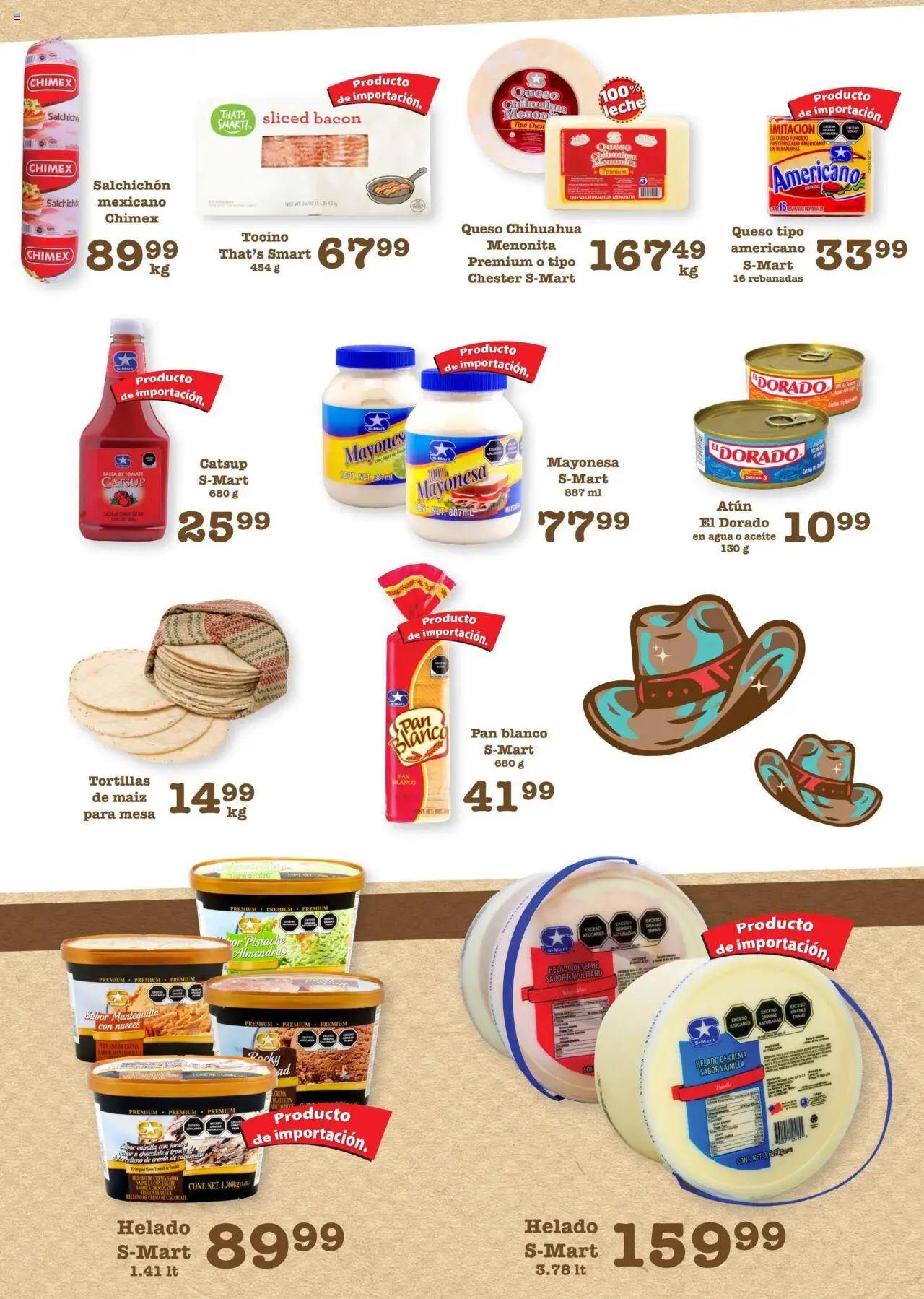 Nuevas ofertas de S-Mart válidas en toda la República Mexicana desde el 05.08.2025. ¡Encuentra las mejores ofertas en S-Mart folleto! | Página: 5 | Productos: Atún, Crema, Leche, Chocolate
